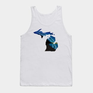 MIchigan Silhouette - Milky Way Tank Top